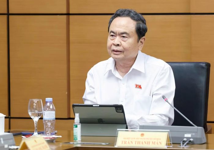 Chủ tịch Quốc hội Trần Thanh Mẫn. Ảnh: Minh Châu.
