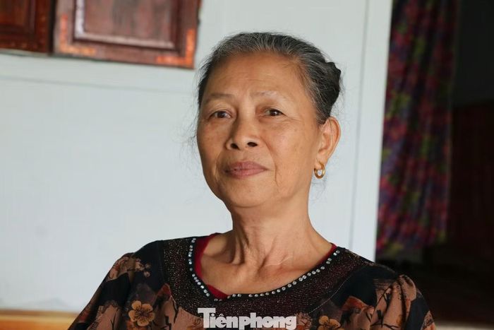 Bà Nguyễn Thị Nguyệt, vợ liệt sĩ Trần Văn Nam.