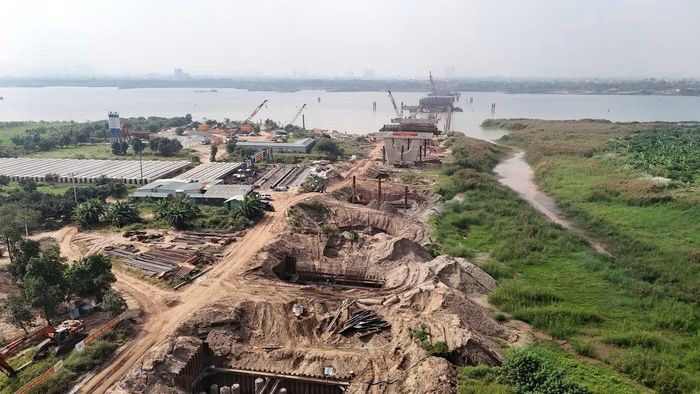 Các hạng mục phần dưới cơ bản bảo đảm khối lượng, phục vụ trực tiếp cho công tác thi công kết cấu phần trên trong thời gian tới.