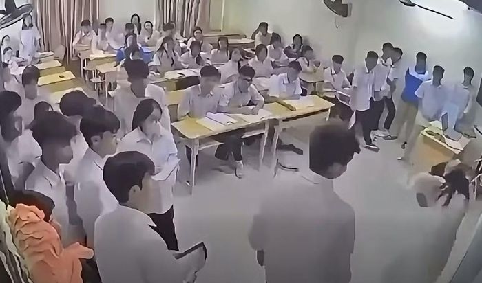 Hình ảnh vụ việc cắt từ video.