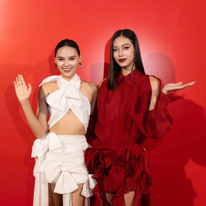 Mi Lan cùng Quán quân Vietnam’s Next Top Model 2025 Lại Mai Hoa trong sự kiện gần đây. 