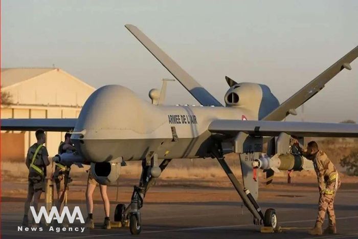 UAV MQ-9 của quân đội Mỹ. Ảnh: WANA