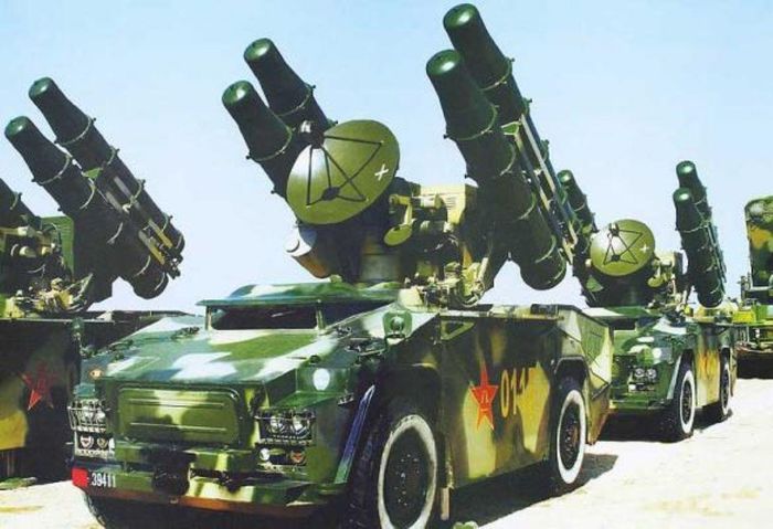 Tên lửa phòng không HQ-7 Trung Quốc. Ảnh: en.missilery.info