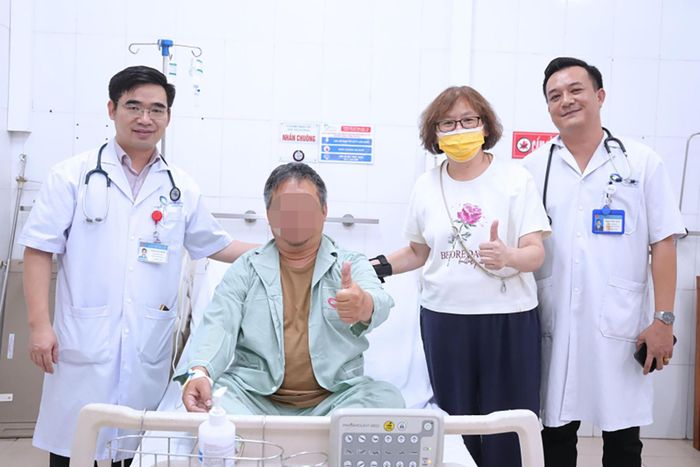 Người bệnh ổn định sau 3 ngày điều trị tại Bệnh viện Bãi Cháy. Ảnh: BVCC