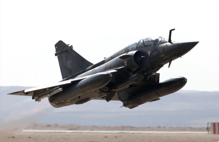 Chiến đấu cơ Mirage 2000D. Ảnh: EPA