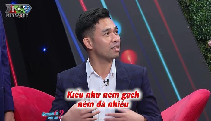 Đức Cảnh được mệnh danh là "chàng trai 3 bát phở". Ảnh cắt từ clip 