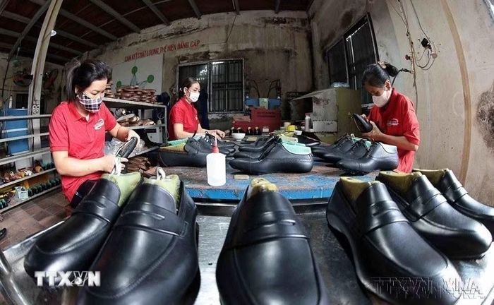 Việt Nam xuất khẩu sang Bỉ nhiều mặt hàng chủ lực, trong đó có giày dép, thiết bị máy tính, hàng dệt may, hàng thủy sản... (Ảnh: Trần Việt/TTXVN)