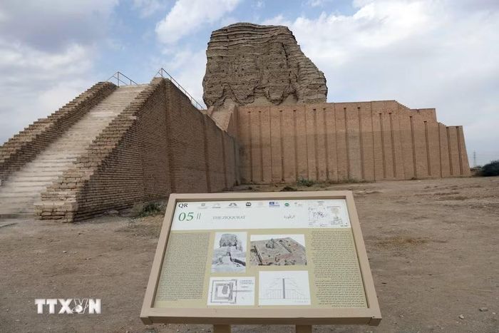 Di tích cổ Dur Kurigalzu ở ngoại ô Baghdad, Iraq ngày 20/10/2026. (Ảnh: THX/TTXVN phát)