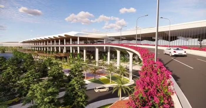 Phối cảnh Nhà ga T2 Cảng Hàng không quốc tế Phú Quốc. (Ảnh: PV/Vietnam+)