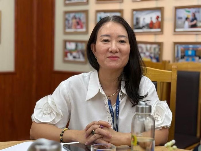 Bà Lê Thị Thái Anh cho rằng việc sở giáo dục và đào tạo ra đề kiểm tra chung là chủ trương đúng và nên mở rộng ra tất cả các khối lớp. (Ảnh: Vietnam+)