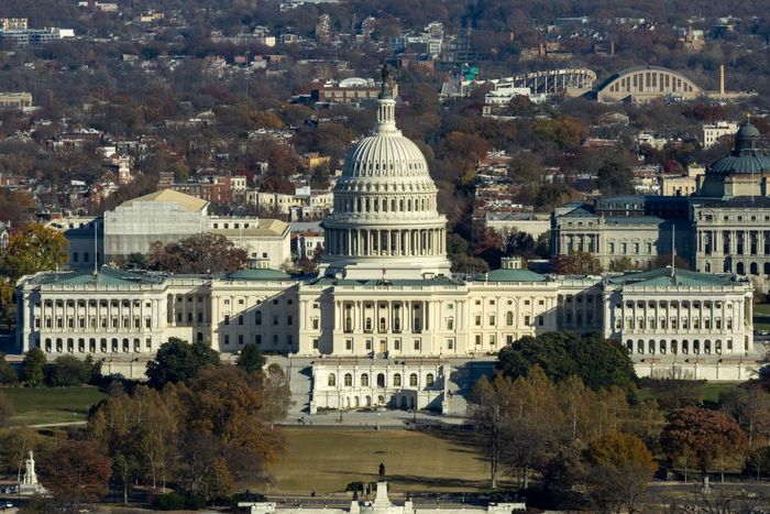 Tòa nhà Quốc hội Mỹ tại Washington, D.C. Ảnh: THX/TTXVN
