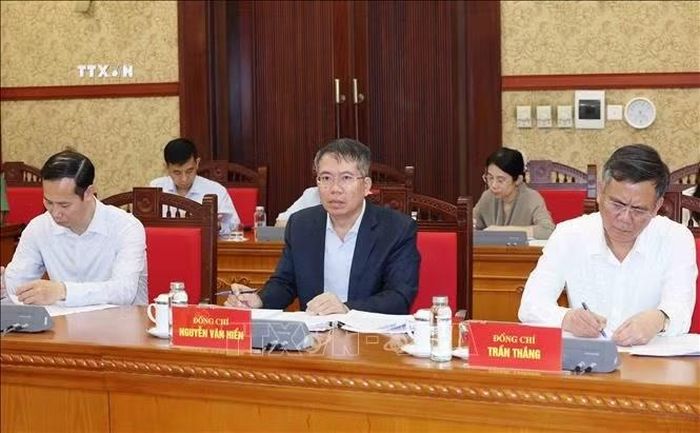 Thành viên Ban Chỉ đạo Trung ương kỷ niệm các ngày lễ lớn và sự kiện lịch sử quan trọng của đất nước giai đoạn 2026 - 2030 tham dự phiên họp. Ảnh: Phương Hoa/TTXVN