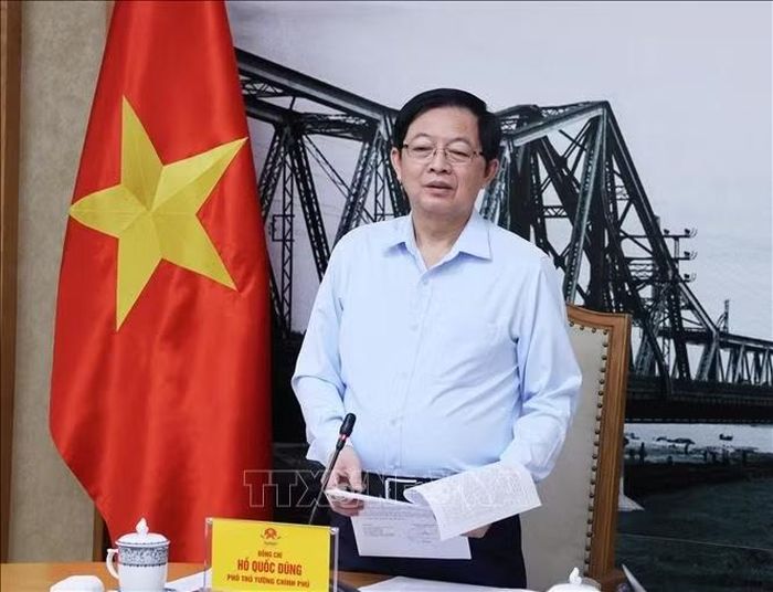 Phó Thủ tướng Hồ Quốc Dũng phát biểu chỉ đạo. Ảnh: Lâm Khánh/TTXVN