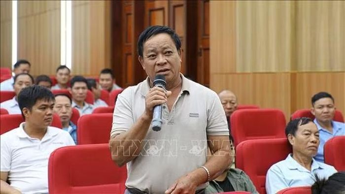 Đại diện nhân dân xã Mường Ảng phản ánh nhiều vấn đề liên quan đến dự án cao tốc Sơn La - Điện Biên - Cửa khẩu Tây Trang.