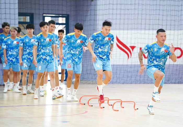 Đội tuyển futsal Việt Nam đã bắt đầu tập luyện chuẩn bị cho AIMAG 2026. Ảnh: vff.org.vn