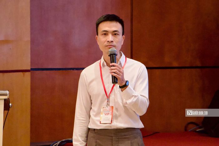Ông Hoàng Mạnh Cầm - Chánh Văn phòng Hội đồng quản trị Vinatex (Ảnh: Việt Anh).