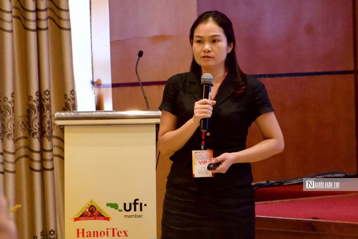 Bà Võ Thị Lan Hương - Trưởng bộ môn Công nghệ Sợi dệt, Trường Đại học Công nghiệp Dệt May Hà Nội (Ảnh: Việt Anh).