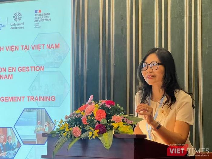 PGS.TS Nguyễn Thị Hoài Thu. Ảnh Thanh Hằng.