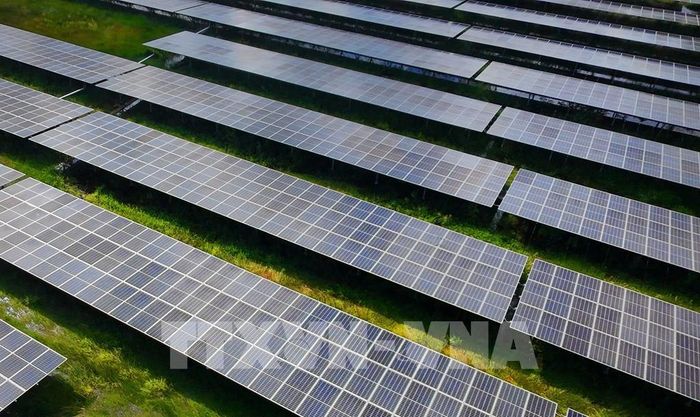 Các mô hình điện mặt trời giúp Cần Thơ giảm một phần nhu cầu điện lưới vào thời điểm có nắng, đồng thời tận dụng diện tích mái sẵn có. Ảnh: Duy Khương – TTXVN