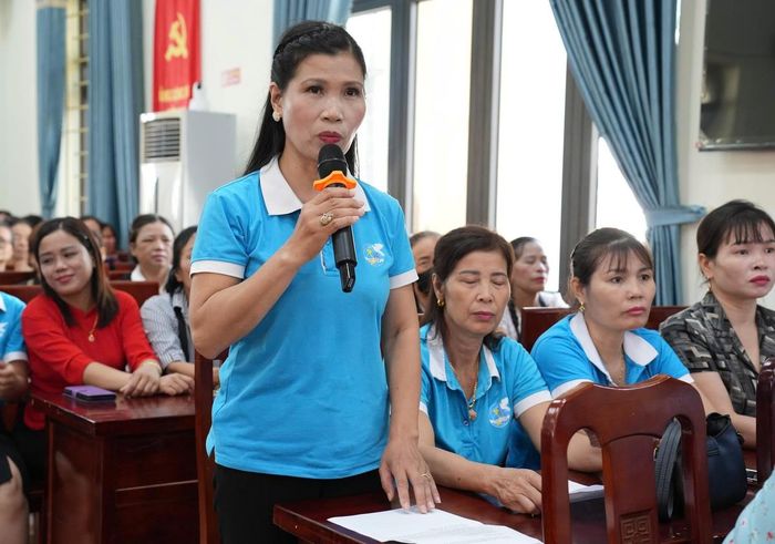 Diễn đàn tạo điều kiện để hội viên, phụ nữ trực tiếp bày tỏ tâm tư, nguyện vọng, phản ánh những vấn đề nảy sinh từ thực tiễn cuộc sống