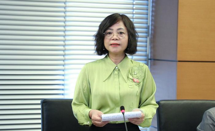 Bà Nguyễn Thanh Cầm, đại biểu Quốc hội đoàn Đồng Tháp. Ảnh: Media Quốc hội