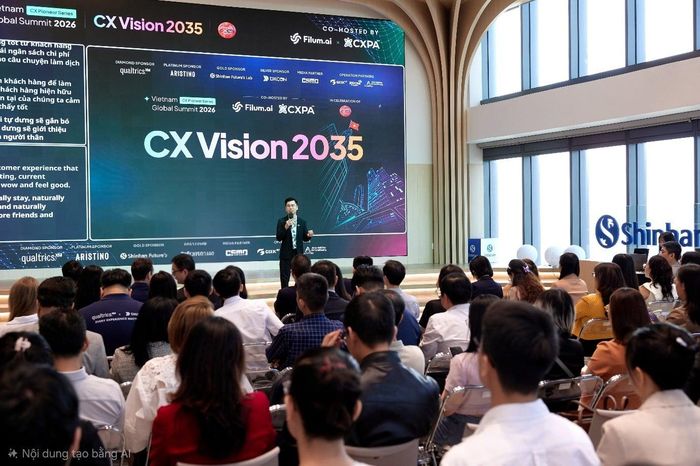 Sự kiện CX Vision 2035 do Filum và ông Hoàng Anh Đức, đại diện được CXPA - Hiệp hội Chuyên gia CX toàn cầu uỷ quyền tại Việt Nam, phối hợp tổ chức vào ngày 2/10/2026. 