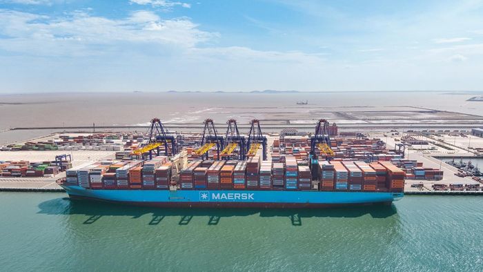 Cảng Container Quốc tế Hateco Hải Phòng (HHIT) tại Lạch Huyện. Ảnh: Hateco