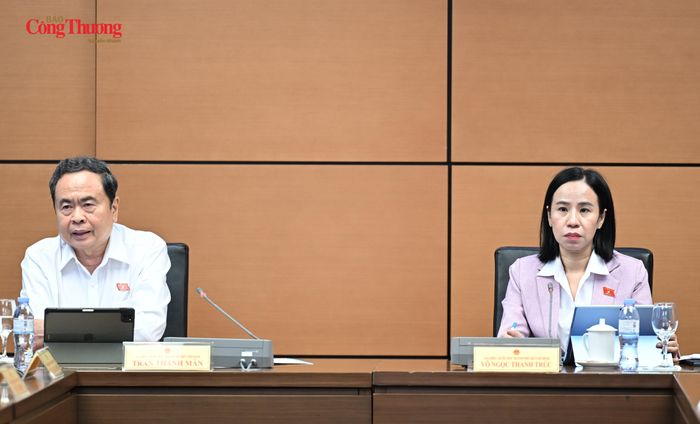 Chủ tịch Quốc hội phát biểu tại phiên thảo luận.