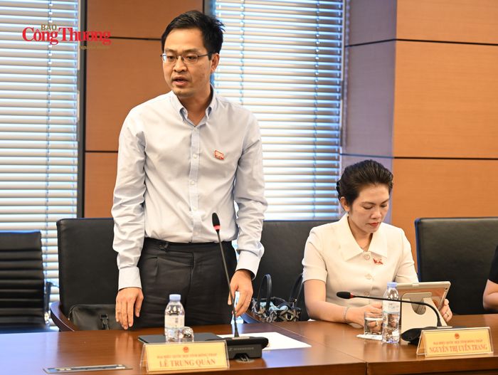 Đại biểu Lê Trung Quân (Đoàn đại biểu Quốc hội tỉnh Đồng Tháp).