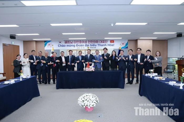 Sự kết nối giữa Thanh Hóa và Hội đồng tỉnh Chungcheongnam-do