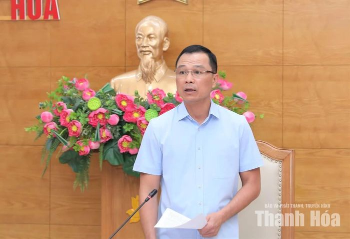 Chủ tịch UBND tỉnh Tô Anh Dũng phát biểu chỉ đạo tại hội nghị.