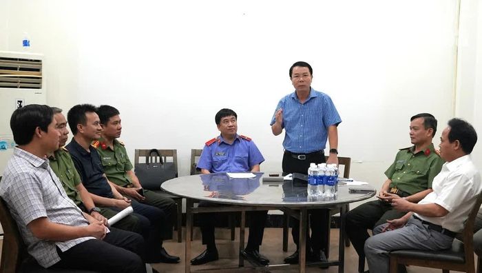 Đại tá Hoàng Quốc Việt, Giám đốc Công an tỉnh trực tiếp chỉ đạo công tác điều tra, làm rõ hành vi phạm tội của nhóm đối tượng.