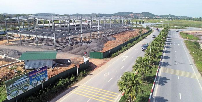 Đường Trần Hưng Đạo qua địa phận phường Đa Mai.