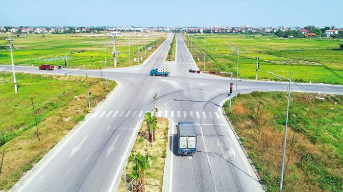 Tuyến đường từ trung tâm phường Hiệp Hòa nối với đường Vành đai 4.