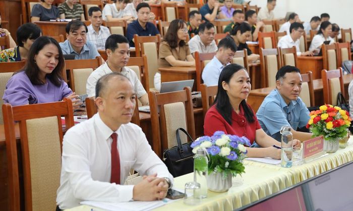 Các đại biểu tham dự lớp bồi dưỡng.