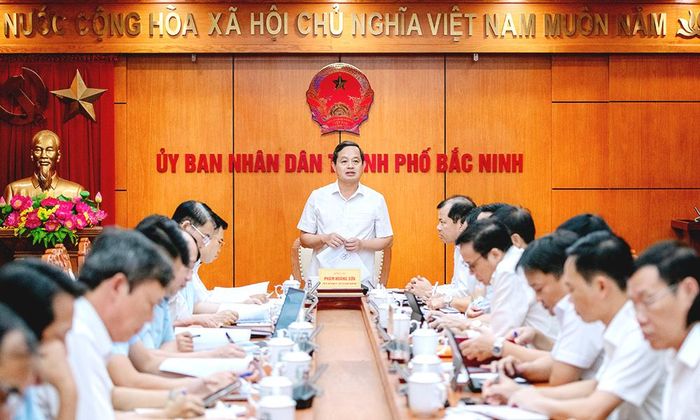 Quang cảnh buổi làm việc.