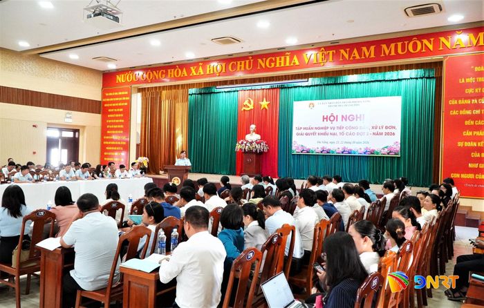 Quang cảnh hội nghị tập huấn. Ảnh: TÂM ĐAN