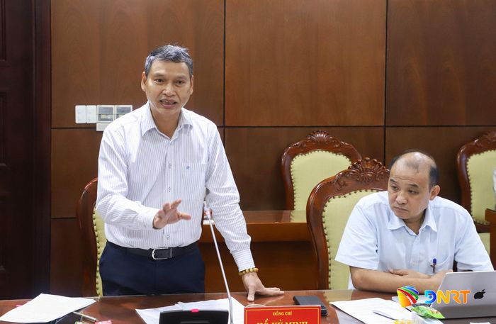 Phó Chủ tịch Thường trực UBND thành phố Hồ Kỳ Minh góp ý tại buổi làm việc. Ảnh: NGỌC PHÚ