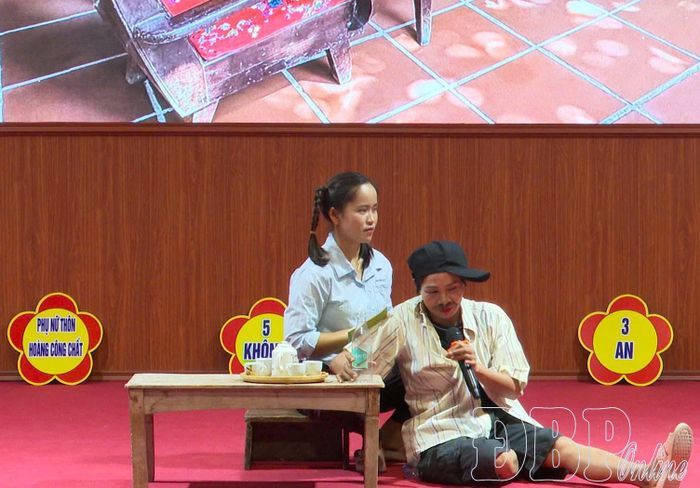 Tiểu phẩm tuyên truyền về xây dựng gia đình bình đẳng của phụ nữ xã Thanh An.