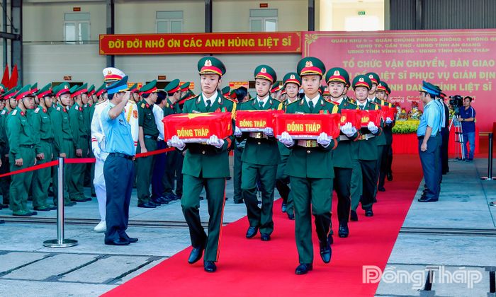 Sinh phẩm hài cốt liệt sĩ tỉnh Đồng Tháp.