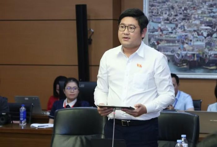 Theo ĐB Vũ Hồng Quân, chính sách cần chuyển từ tư duy khuyến khích lắp đặt thiết bị sang hình thành thị trường dịch vụ lưu trữ có cơ chế doanh thu rõ ràng, tạo động lực thu hút đầu tư. Ảnh: Đoàn ĐBQH tỉnh Gia Lai