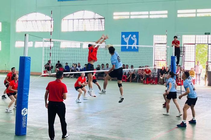Giải đấu góp phần thúc đẩy phong trào thể dục thể thao quần chúng. Ảnh: Nguyễn Tú