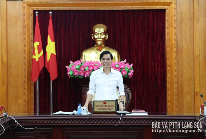 Bí thư Tỉnh ủy phát biểu chỉ đạo tại hội nghị