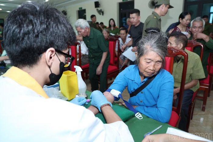 Các lực lượng thực hiện các bước thu nhận thông tin, lấy mẫu ADN của thân nhân liệt sĩ chưa xác định được thông tin.