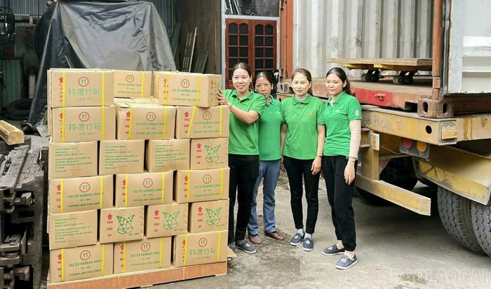 Những lô hàng xuất khẩu của Công ty Cổ phần Yên Thành.