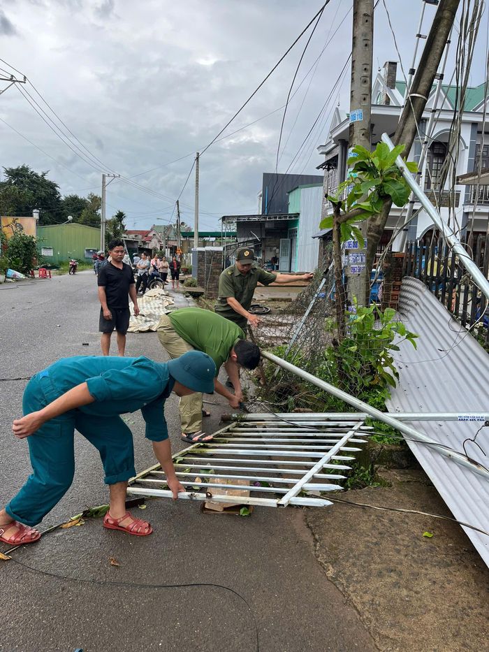 Sự hỗ trợ nhanh chóng của các lực lượng giúp các hộ dân bị ảnh hưởng nhanh chóng ổn định cuộc sống