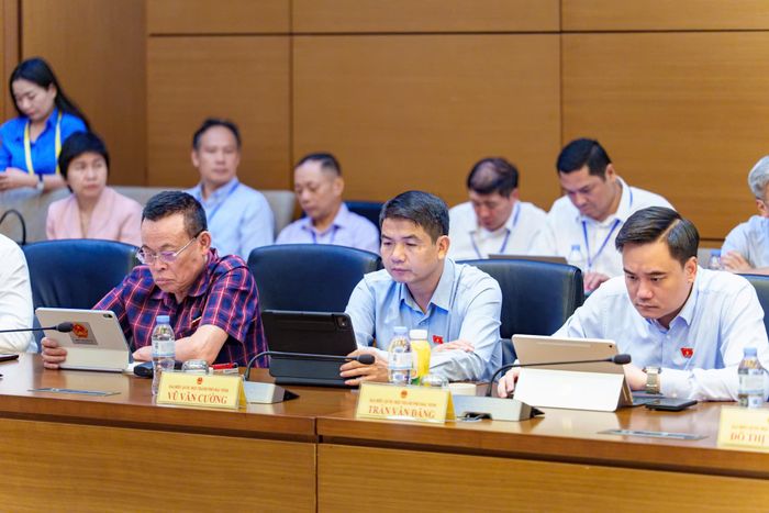Các đại biểu tham dự phiên thảo luận của Tổ 7
