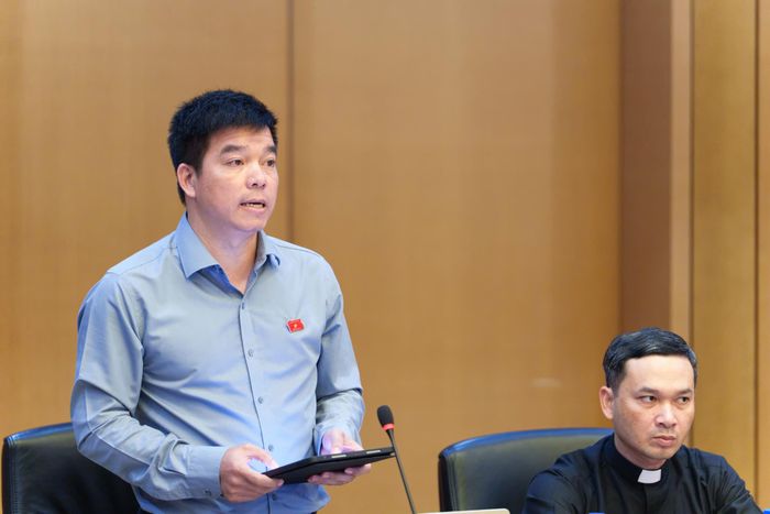 Đại biểu Nguyễn Văn Ngọc, Đoàn ĐBQH tỉnh Lâm Đồng nêu ý kiến