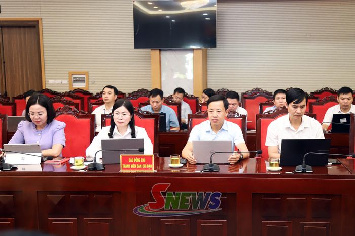 Các đại biểu dự cuộc họp.