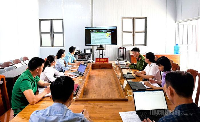 Đội ngũ tập huấn viên hòa giải ở cơ sở xã Tân Mỹ tham gia hội nghị tập huấn nghiệp vụ năm 2026.